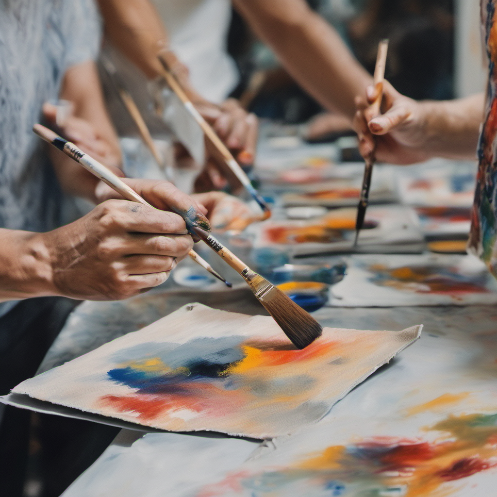 FIRMEN MALEN - Teambuilding durch Kunst